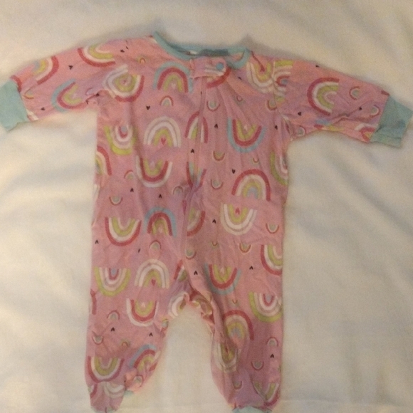 Onesies Other - Pink Rainbow Footies with Cozy Full-Body Design​